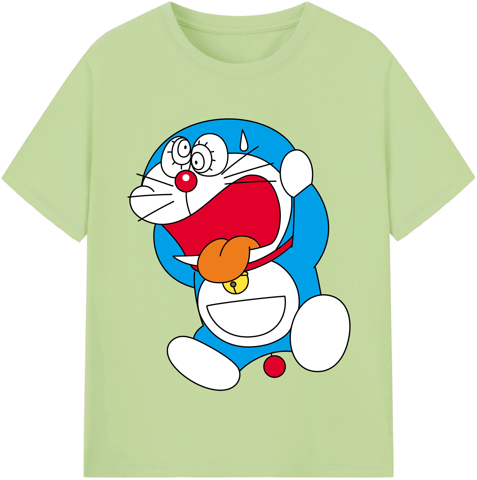 （画像用） ドラえもん Doraemon 綿100％半袖Tシャツ（フロントプリント）